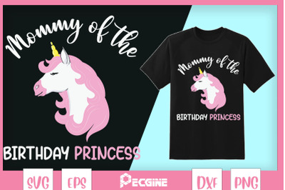 Cute Mom Of The Birthday Princess