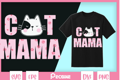 Cat Mama Mom Pets Kitten Paw