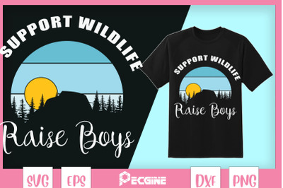 Support Wildlife Raise Boys