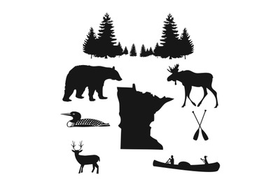 Minnesota Wilderness clip art