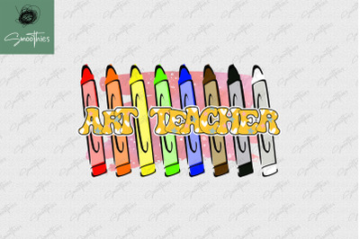 Crayon Art Teacher Sublimation