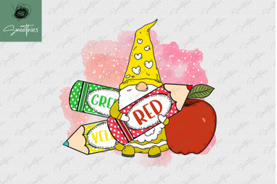 School Days Gnome Cup Crayon PNG