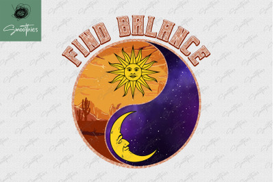 Find Balance Yin Yang Positive Vibe Yoga