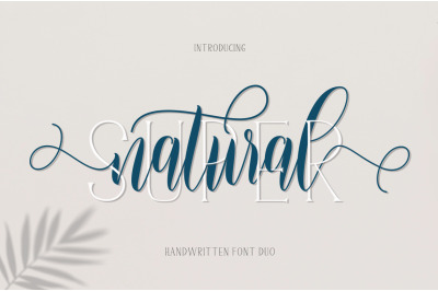 Super Natural Font Duo