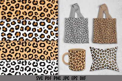 Leopard Pattern Svg | Leopard Print | Leopard Background