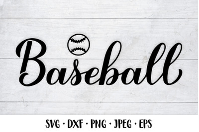 Baseball SVG. Sports typography design. Activity game