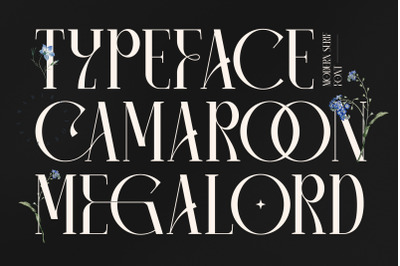 CAMAROON MEGALORD Typeface