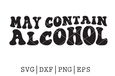 may contain alcohol SVG