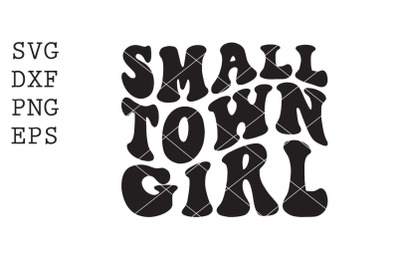 small town girl SVG
