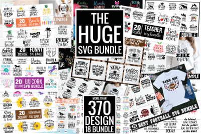 The Huge SVG Bundle 370 Design
