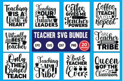 teacher svg bundle