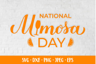 National Mimosa Day. Mimosa SVG