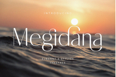 Megidana - Elegant &amp; Stylish Sans Serif