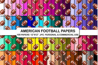 American Football Digital Papers JPG