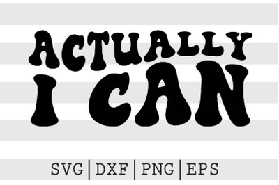 Actually I can SVG