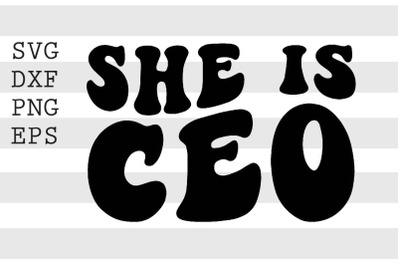 She is CEO SVG