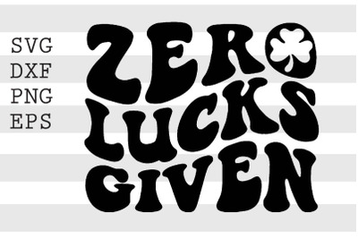 zero lucks given SVG