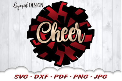 Pom Pom Cheer SVG Files For Cricut