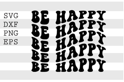 Be happy SVG