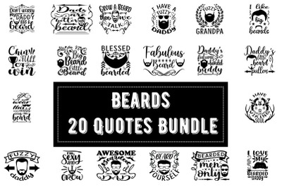 Beards  20 Quotes Bundle