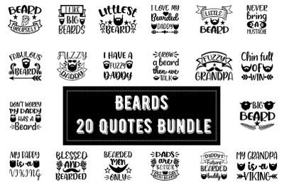 Beards &nbsp;20 Quotes Bundle