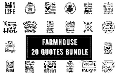 farmhouse 20 Quotes Bundle