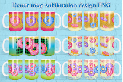 Donut mug design | Donut sublimation