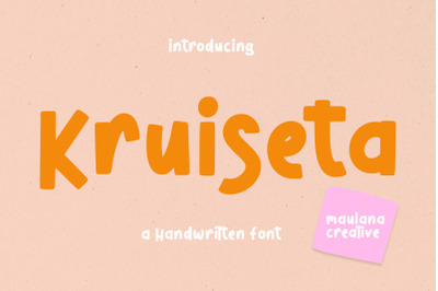 Kruiseta Handwritten Display Font