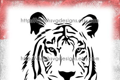Tiger cutting file in Jpg Png EPS DXF SVG, for Cricut & Silhouette, plotter hobby datei, plotter file, clipart