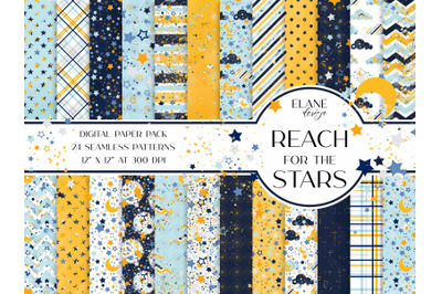 Reach for the Stars Digital Paper Pack