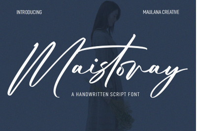 Maistoray Signature Script Font