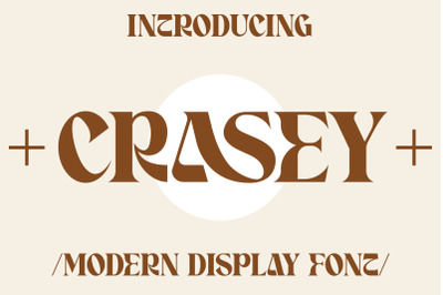 CRASEY Typeface