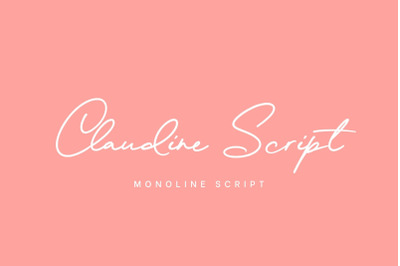 Claudine Script