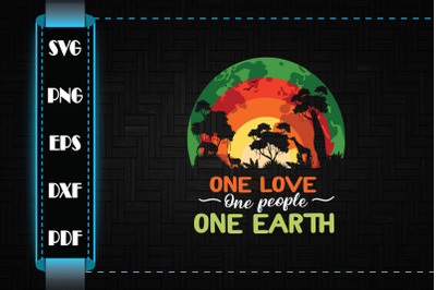 One Love One People One Earth Gift