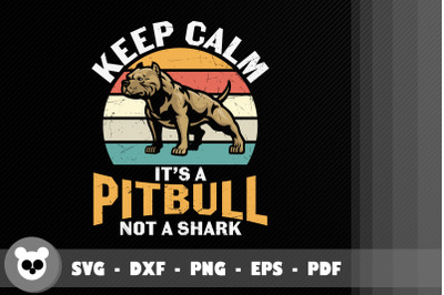 Keep Calm It&#039;s A Pitbull Not A Shark