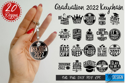 Graduation Keychain SVG Bundle | Senior 2022 | Class of 2022