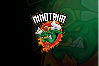 Minotaur Warrior Esport Logo