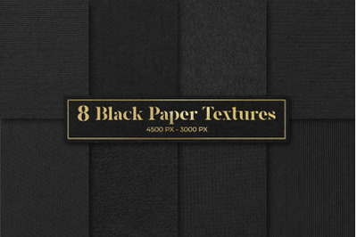 8 Black Paper Textures