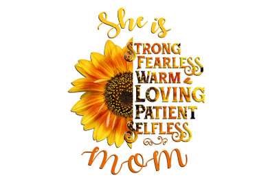 Sunflower Mom Sayings Sublimation