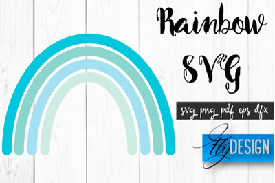 Rainbow SVG | Boho Rainbow SVG | Watercolor Rainbow SVG