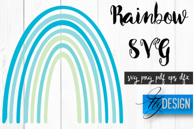 Rainbow SVG | Boho Rainbow SVG | Watercolor Rainbow SVG