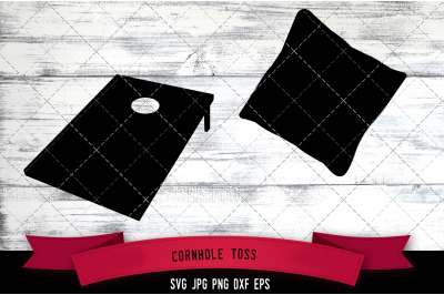 Cornhole Toss svg, game svg, outdoor svg, bags svg, sack toss svg