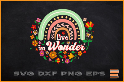 Live in Wonder 70&#039;s Hippie Style