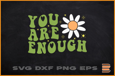 You Are Enough 70&#039;s Hippie Style