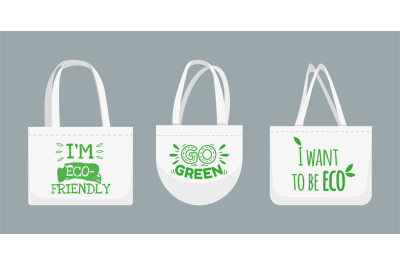 Eco friendly fabric bag collection, cotton material