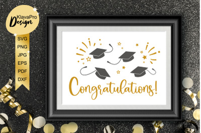 Congratulations! - Graduation Cricut File