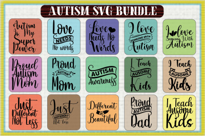 Autism SVG Bundle