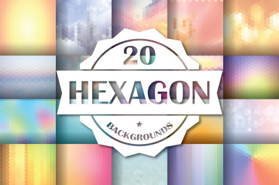 20 Hexagon Backgrounds