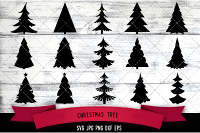 Christmas Tree Cut file Svg
