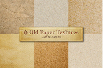 6 Old Paper Textures